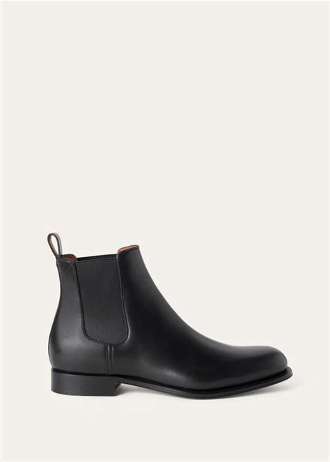 Rory Walk Chelsea Boot Calfskin Black .